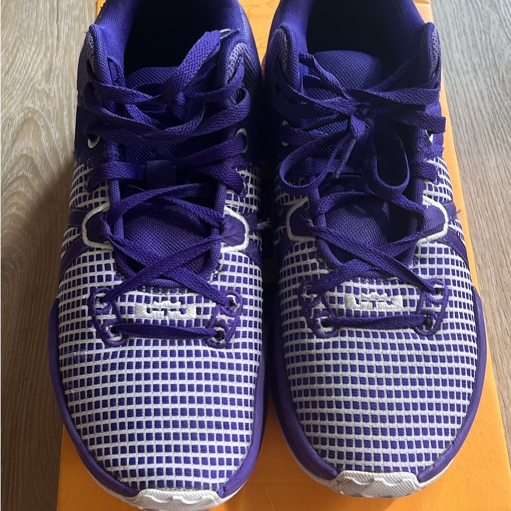 Nike LeBron Witness 7 10.5 Purple and White